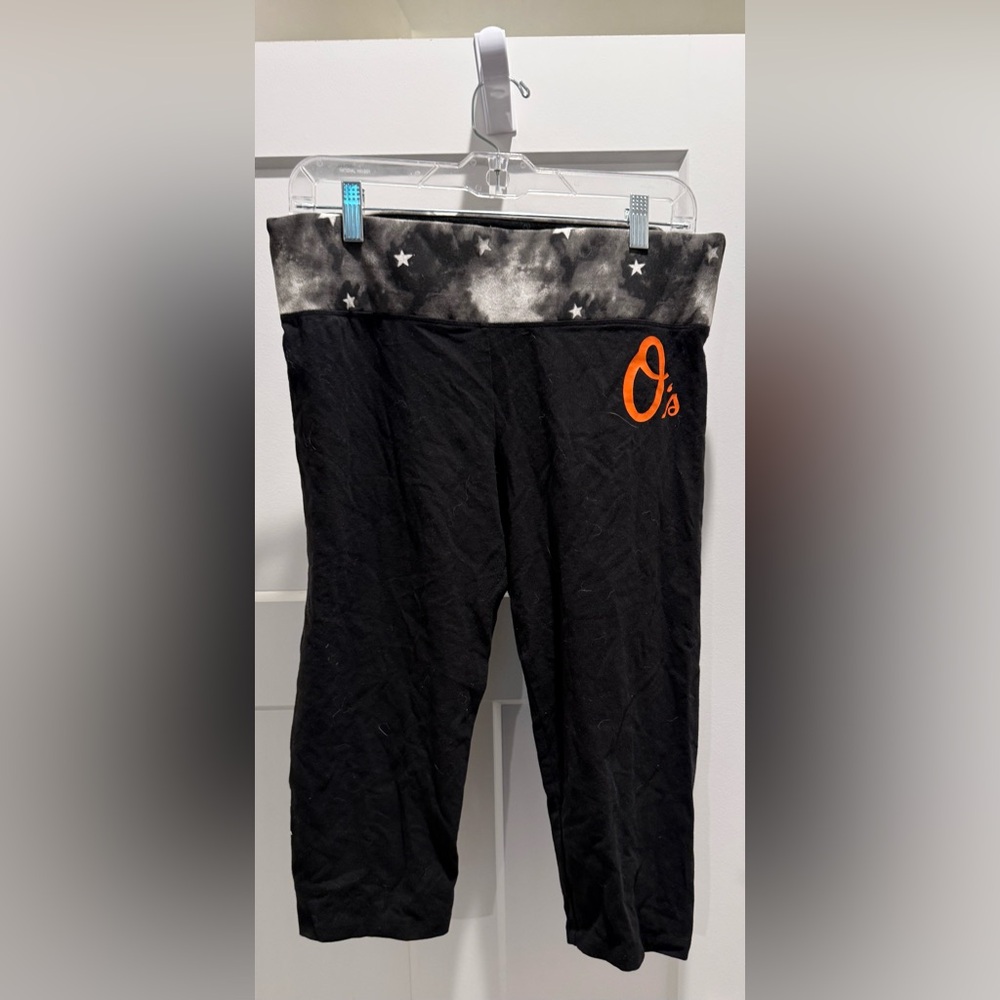 Vintage PINK Victoria's Secret Black Orioles Leggings